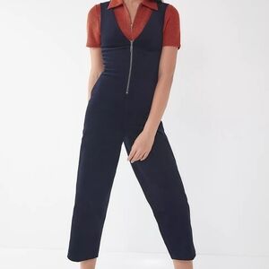 BDG April Corduroy Zip-Front Jumpsuit Size S-P